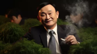 Former Thai Prime Minister Thaksin Shinawatra