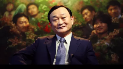 Former Thai Prime Minister Thaksin Shinawatra