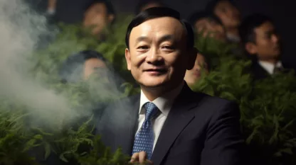 Former Thai Prime Minister Thaksin Shinawatra