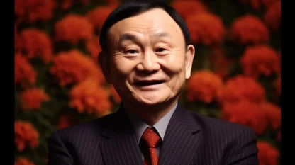 Former Thai Prime Minister Thaksin Shinawatra