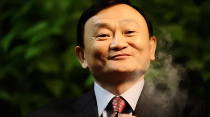 Former Thai Prime Minister Thaksin Shinawatra