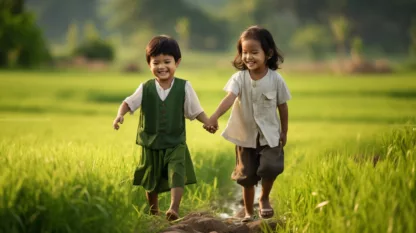 Children In Rural Thailand